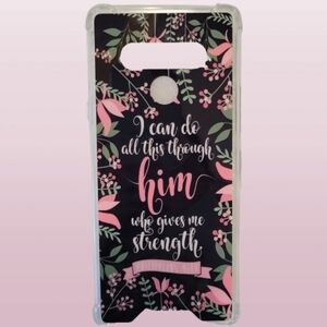 LG Stylo 6 Floral Scripture Phone Case